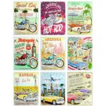 AG Design F-1065 Samolepka na zeď Auta a Motorky, rozměry 65 x 85 cm – Hledejceny.cz