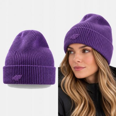 4F zimní čepice beanie fialová – Hledejceny.cz