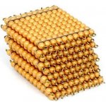 Montessori C155 9 zlatých perlových stovkových čtverců – Zboží Dáma