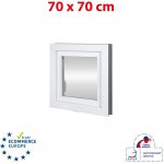 Okna Hned Plastové okno 70x70 cm bílé otevíravé i sklopné levé – HobbyKompas.cz