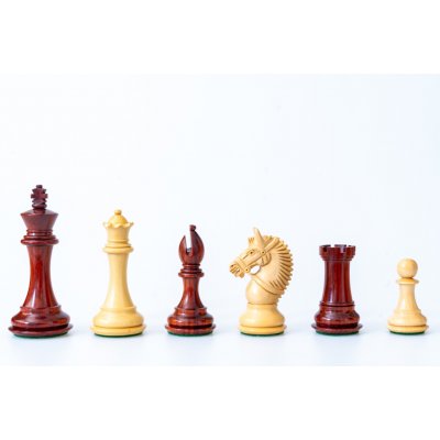 Šachové figurky American Staunton Red Padauk Lux – Zboží Dáma