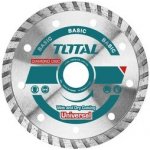 TOTAL-TOOLS TAC2131153 Kotouč diamantový řezný, Turbo, suché i mokré řezání, 115mm – Zboží Dáma