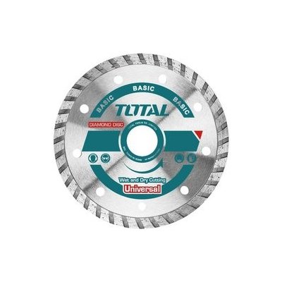 TOTAL-TOOLS TAC2131153 Kotouč diamantový řezný, Turbo, suché i mokré řezání, 115mm – Zboží Dáma