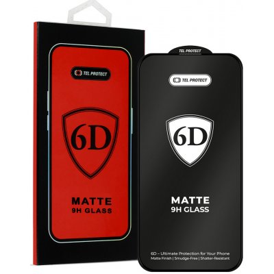 Tel Protect tvrzené sklo Full Glue 6D Matt pro iPhone 13-13 Pro-16e Black 139329 – Zboží Živě