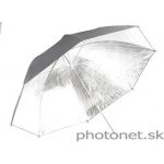 Quantuum studiový deštník stříbrný 150 cm – Zboží Živě