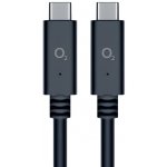 O2 197759 USB-C x USB-C, 1,2m, černý – Zboží Mobilmania