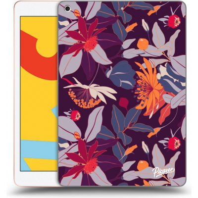 Picasee silikonový Apple iPad 10.2" 2019 7. gen Purple Leaf čiré – Zboží Mobilmania