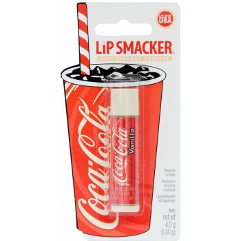 Lip Smacker Coca-Cola balzám na rty s příchutí Vanilla 4 g