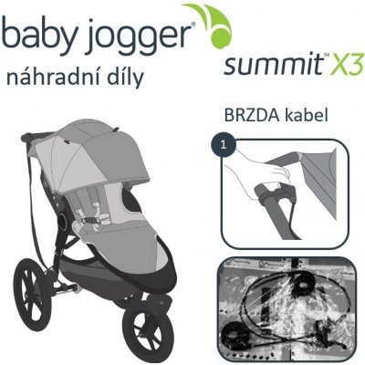 Baby Jogger Brzda kabel Summit X3