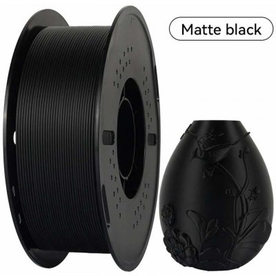 Kingroon PLA MATTE 1,75 mm 1kg Matná Černá – Zboží Živě