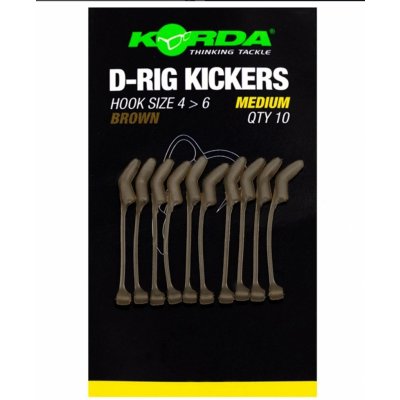 Korda Rovnátka Kickers D Rig Brown M 10 ks – Zboží Dáma
