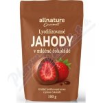 Allnature Jahody sušené mrazem v mléčné čoko 100 g – Zbozi.Blesk.cz