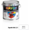 Barvy na kov Alkyton RAL 9003 signální bílá, hladký lesk obsah 0,25L