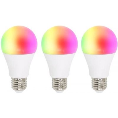 Woox Smart sada LED žárovek E27 10W RGB R9074/3pack WiFi Tuya – Zboží Mobilmania