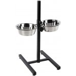 Karlie Stojan na misky S 60 cm + 2 x Miska 1,75 l 19 cm – Sleviste.cz