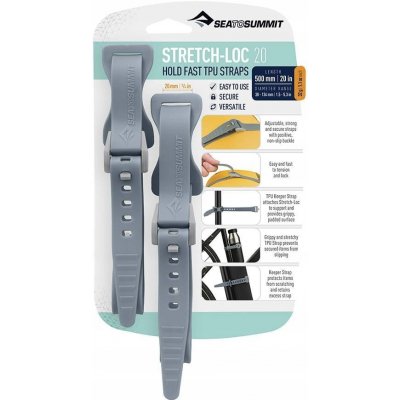 Sea To Summit popruh Stretch-Loc 30 20 mm x 750 mm 2 kusy – Zboží Dáma