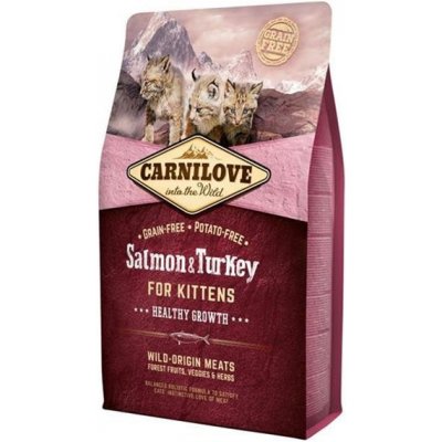 Carnilove Grain Free Kitten Salmon & Turkey Healthy Growth 2 kg