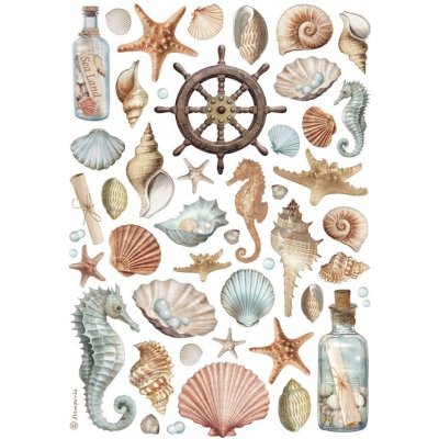 Stamperia Rýžový papír Mušle – Zboží Dáma