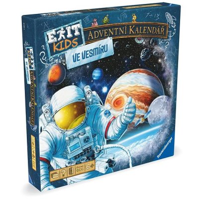 Ravensburger Exit Kids Adventní kalendář Ve vesmíru – Zboží Dáma