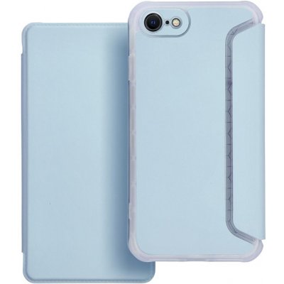 Pouzdro AppleMix Piano Book Apple iPhone 7 / 8 / SE 2020 / SE 2022 - zesílené rohy - gumové / umělá kůže - modré