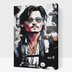 Vymalujsisam.cz Malování podle čísel Johny Depp