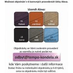 Kondela Astrid s taburetem látka hořčicové – Zboží Dáma