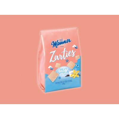Manner Zarties Milky Vanilla 200 g – Sleviste.cz