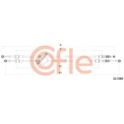 Tažné lanko, ruční převodovka COFLE 12.7282 – Zbozi.Blesk.cz