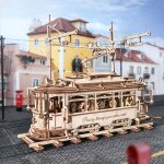 Robotime Rokr 3D dřevěné puzzle Lisabonská tramvaj č.28, 374 ks – Zboží Dáma