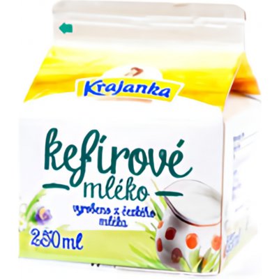 Krajanka Mléko kefírové natur 250 ml – Zboží Dáma