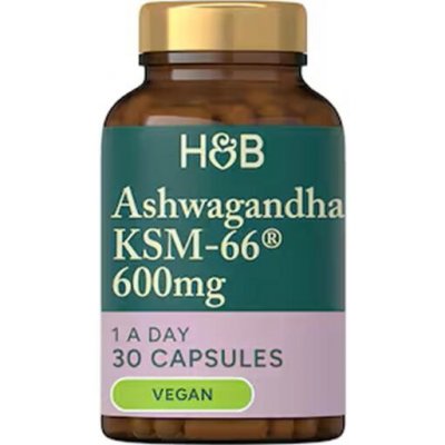 Holland & Barrett Ashwagandha KSM-66 600 mg 30 Kapslí – Hledejceny.cz