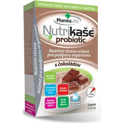 Nutrikaše probiotic s čokoládou 3x60 g – Zboží Dáma Nutrikaše probiotic s čokoládou 3x60 g – Zboží Dáma