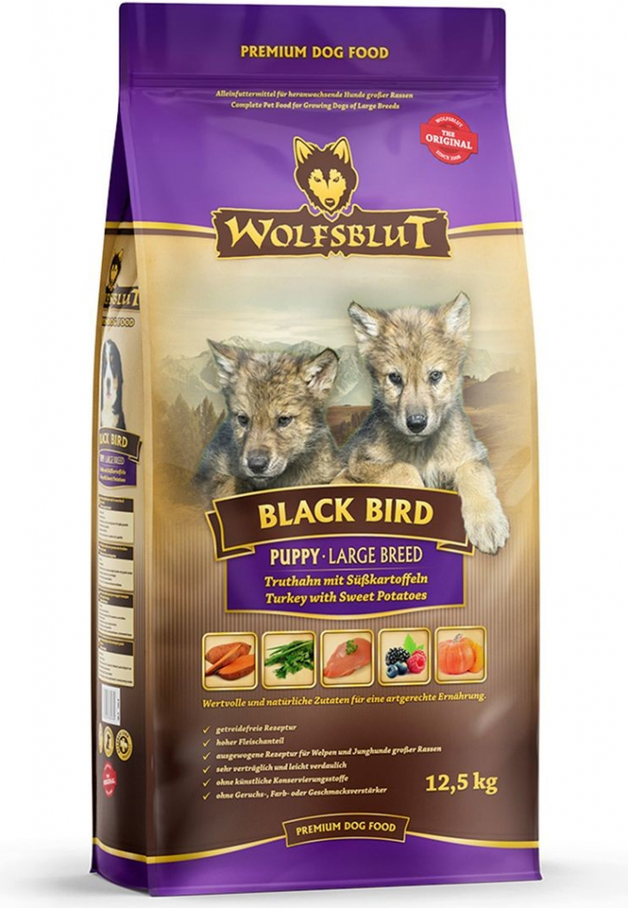 Wolfsblut Black Bird Large Breed Puppy 12,5 kg