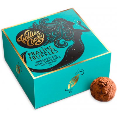 Willie's Cacao 44% Truffles mléčné s mořskou solí 35 g – Zboží Mobilmania