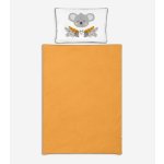 Ourbaby Baby povlečení Bedding tropics oranžová žlutá 135 x 100 a 60 x 40 cm – Zboží Dáma