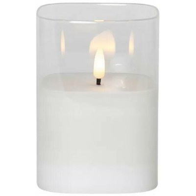 NIPEKO Svíce LED bílá hranatá 13cm – Hledejceny.cz