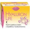 Přípravek na vrásky a stárnoucí pleť Bione Hyaluron life noční pleťový krém kyselina hyaluronová 51ml