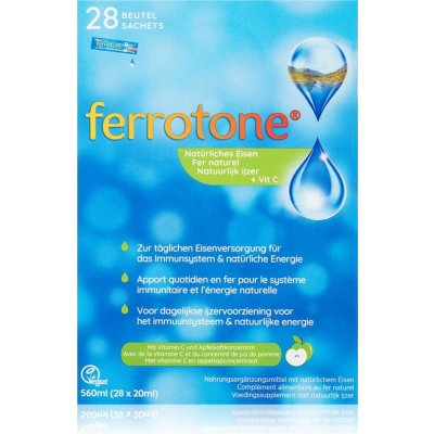Ferrotone Přírodní zdroj železa s vitaminem C 28 ks