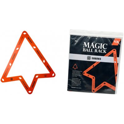 Magic Ball Rack Pro 9 a 10 Sharks Edition Rozstřelová podložka – Zboží Dáma