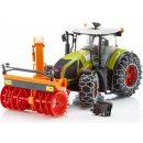 Bruder 3017 Traktor Claas Axion 950 set se sněžnou frézou a řetězy plast 1:16