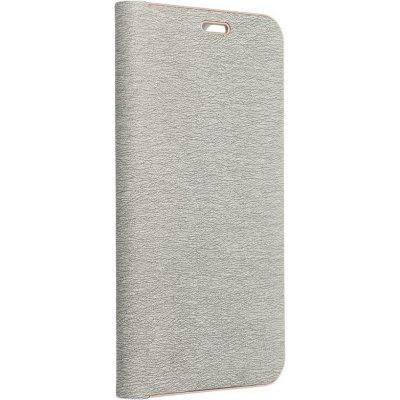 Pouzdro LUNA Book Gold HUAWEI P20 Lite stříbrné – Zboží Živě