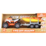 Lamps Autobus kloubový oranžový na baterie – Zboží Dáma