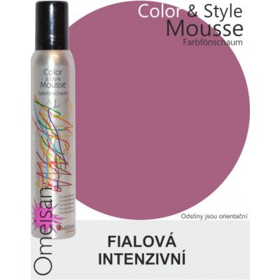 Omeisan Color & Style Mousse tužidlo fialová intenzivní 200 ml