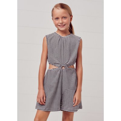 Mayoral overal s průstřihy kostka černá – Zboží Dáma