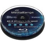 MediaRange BD-R 25GB 4x, Printable, cakebox, 10ks (MR496) – Zboží Živě