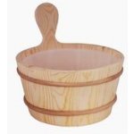 ABATEC 340 dřevěné vědro s rukojetí a plastovou vložkou 4l Borovice – Zboží Dáma