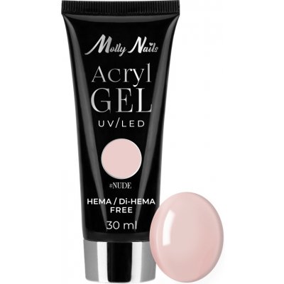 Molly Nails Acryl gel Hema/di-Hema free Nude 30 ml – Zbozi.Blesk.cz