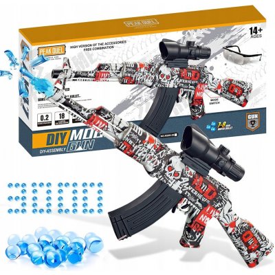 AK-47 automatický bláster/ samopal na gelové kuličky