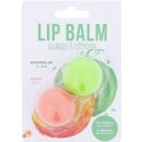 2K Duo Lip Balm Pro hydrataci rtů balzám na rty 2,8 g + balzám na rty 2,8 g Peach Watermelon