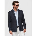 Tmavě modré sportovní sako slim fit střihu V3 M165 – Sleviste.cz